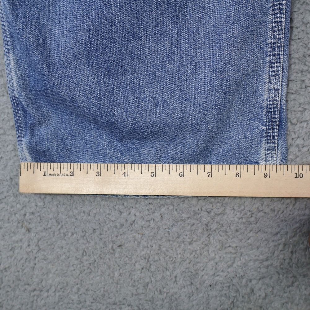 Gap Industrial Standard Mens Carpenter Jeans Blue Denim Workwear 36x34 - Picture 8 of 12